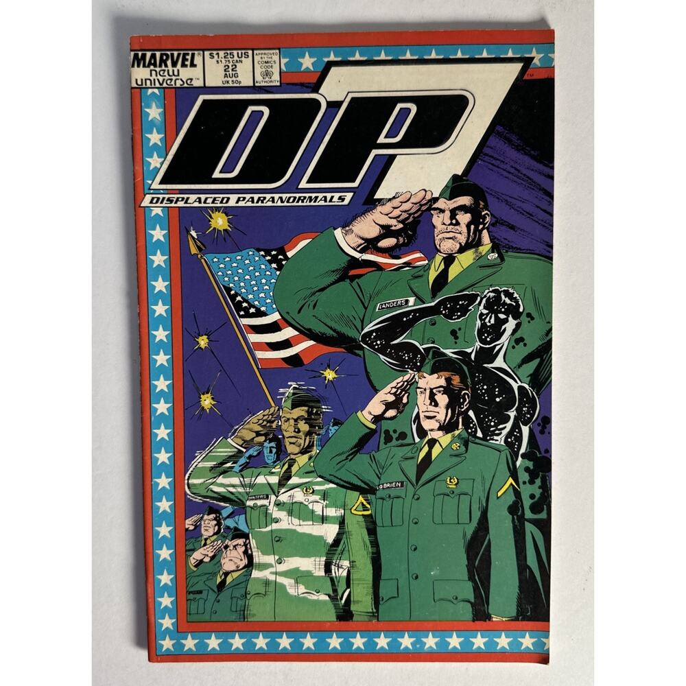 DP7 #22 Displaced Paranormals New Universe Marvel Comics 88